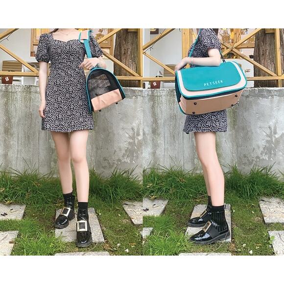 Pet Cat Dog Colorful Fashion Carrier - Picture 7 of 14